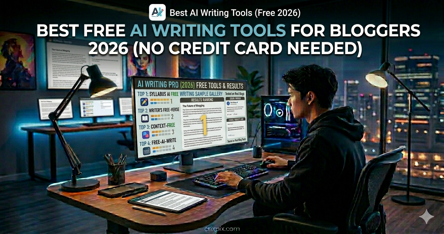 Best Free AI Writing Tools for Bloggers 2026 (No Credit Card Needed