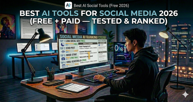 Best AI Tools for Social Media 2026 (Free + Paid — Tested & Ranked)