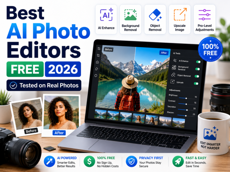 Best ai photo editors free