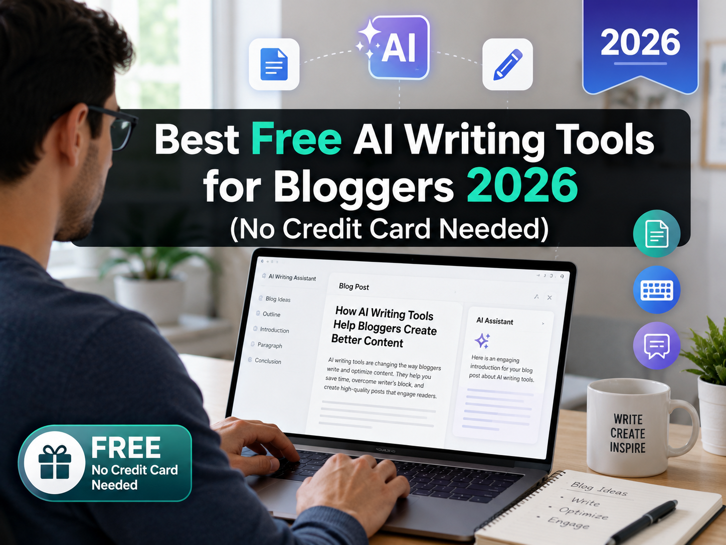 Best Free AI Writing Tools for Bloggers