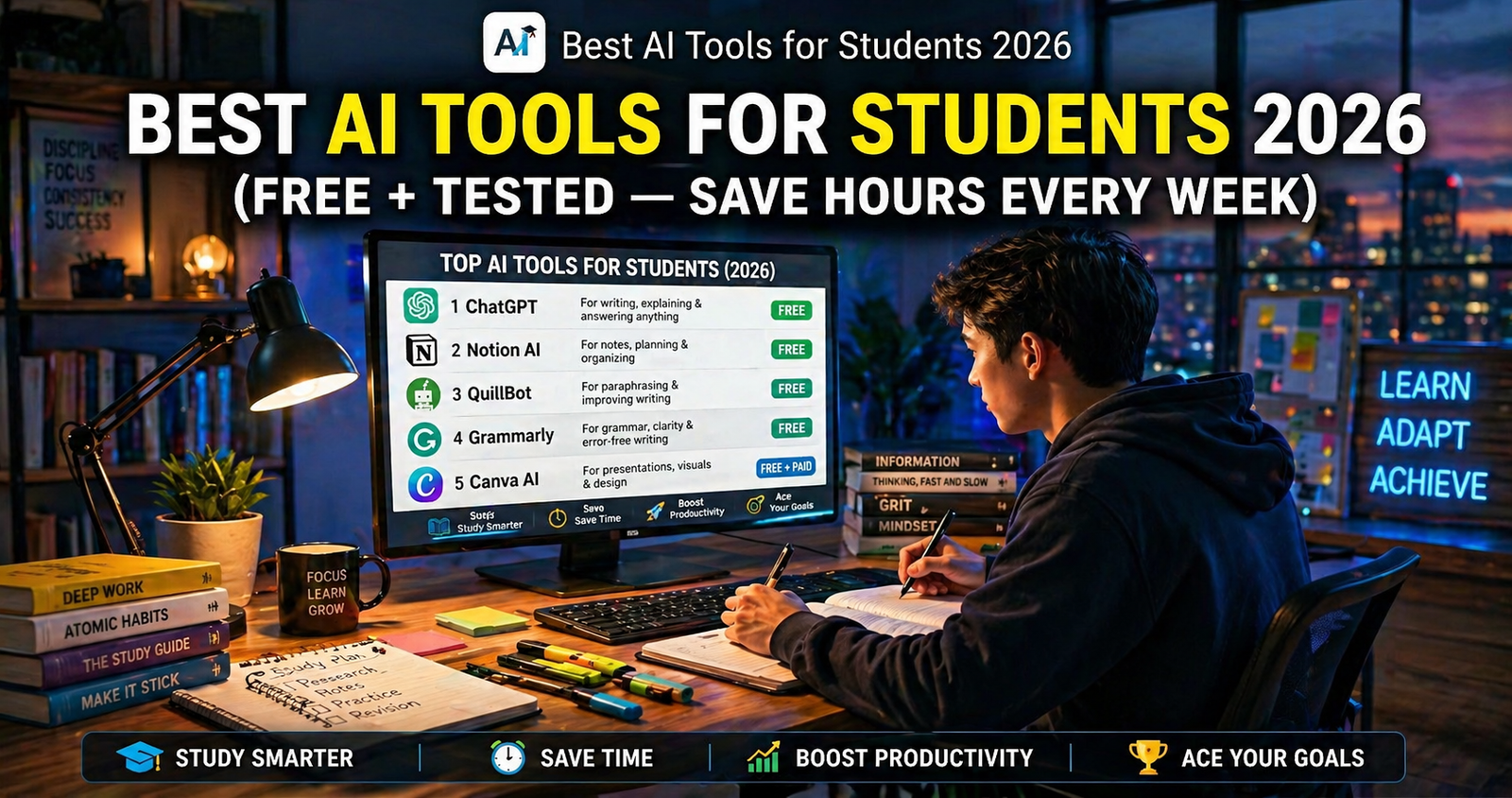 Best AI Tools for Students 2026