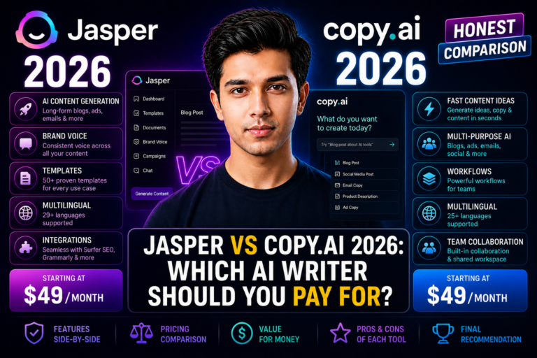 Jasper vs Copy.ai 2026: Which AI Writer Should You Pay For?