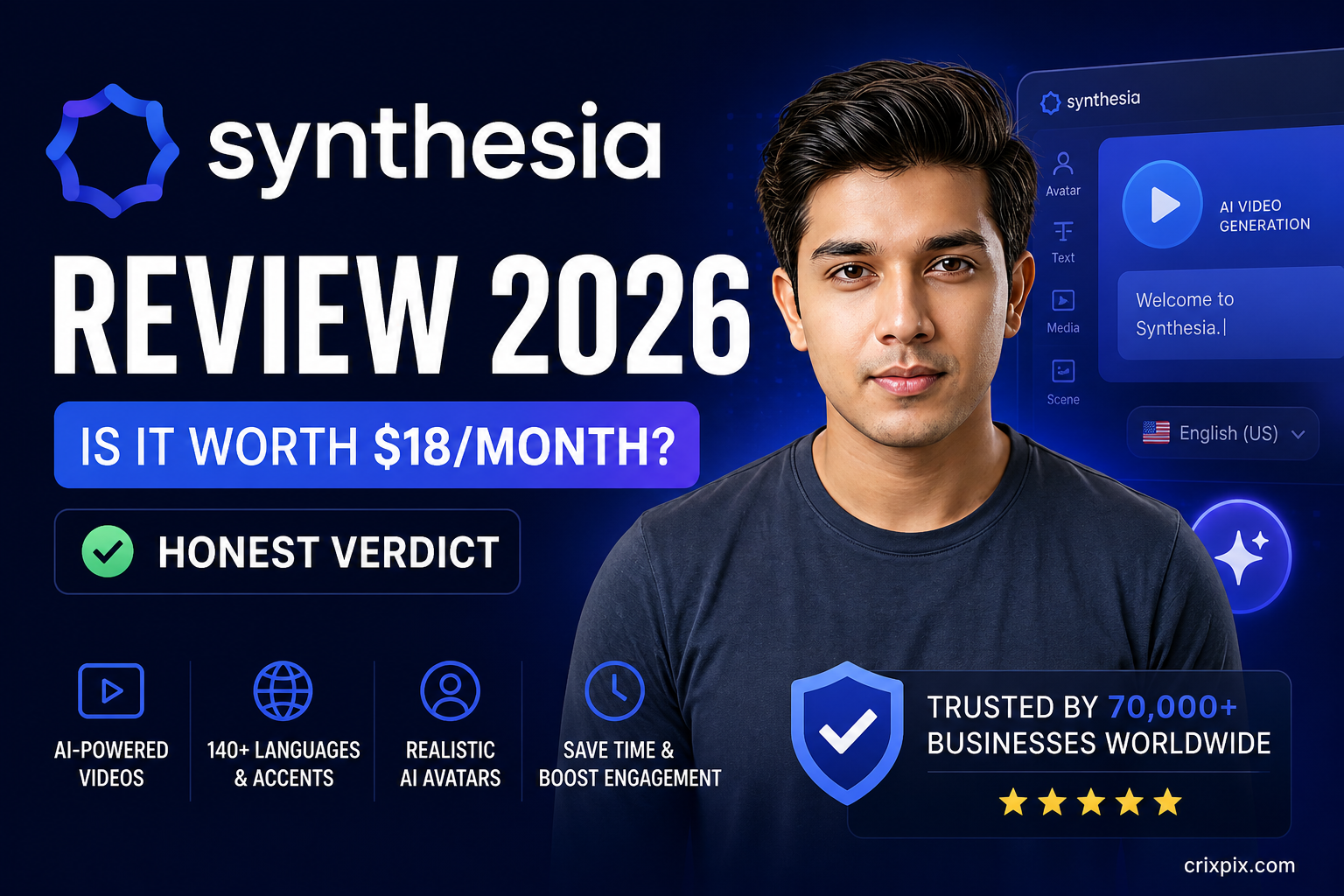 Synthesia Review 2026: Is It Worth $18/Month? (Honest Verdict)