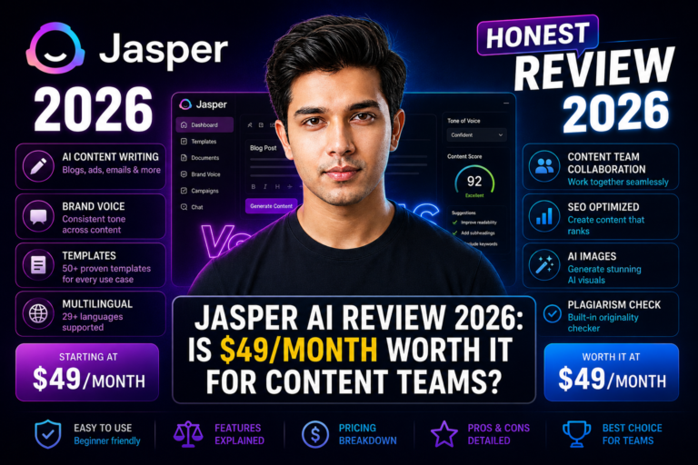 Jasper AI Review 2026: Is $49/Month Worth It for Content Teams?
